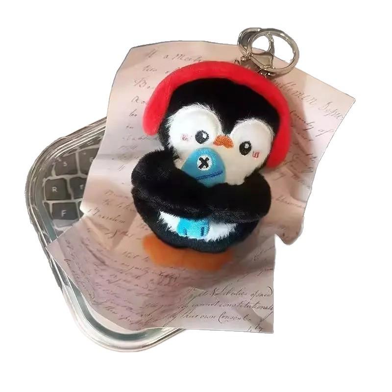 Newcomer Exclusive: Adorable Squeaky Penguin Keychain Plush Charm