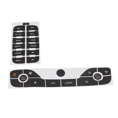 Adesivi per riparare i pulsanti Radio +Adesivo di Riparazione AC per FORD per S-Max 2011