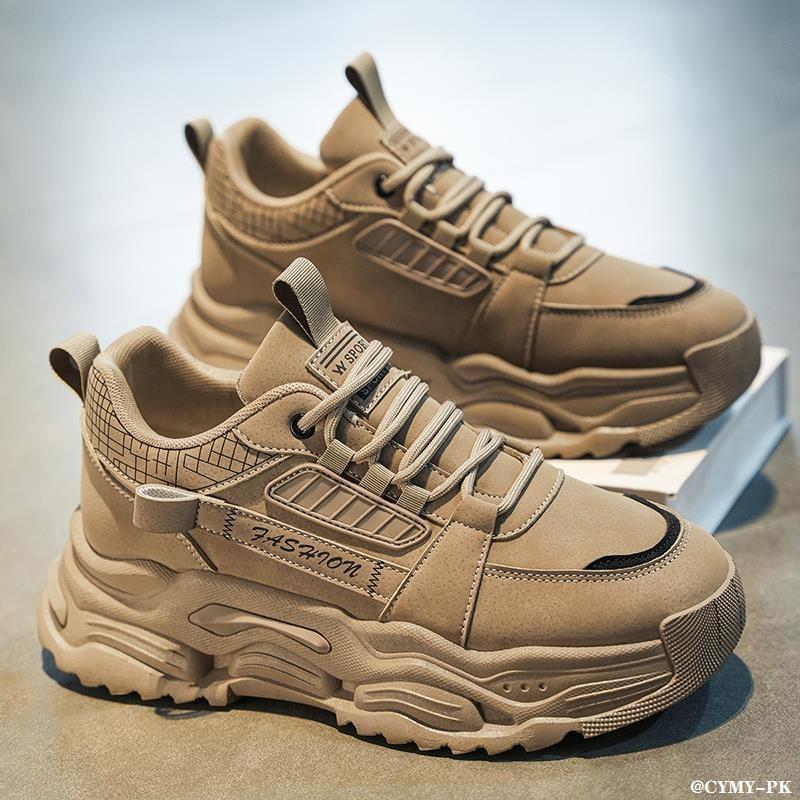 Thick Sole Outdoor Climbing Shoes Wear-resistant Labor Sports Workwear Tide Shoes Soft Sole Comfort Running Shoes Tenis Hombres