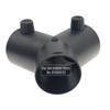 60mm Y Branch Car Heater Air Vent Ducting Heater Exhaust Connector w/Regulating Valve Flap For Webasto Diesel Parking Heater