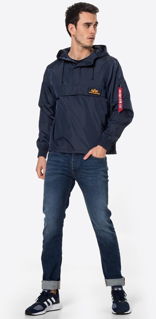 Зимняя куртка Alpha Industries MA-1 TT Glow In The Dark (116110) реп. синий