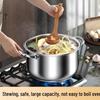 Stainless Steel Double Layer Soup Pot and Steamer for Gas & Induction Cooktops