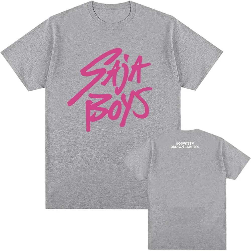 KPop Demon Hunters Tshirts Summer  Female Male  T-shirt Streetwear Hip Hop Fashion Casual T Shirt Tees