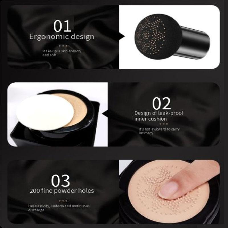 Avocado Oil Control Beauty Cream Whitening and Concealer Liquid Foundation Long Lasting Waterproof Mushroom Cushion Bb Cream