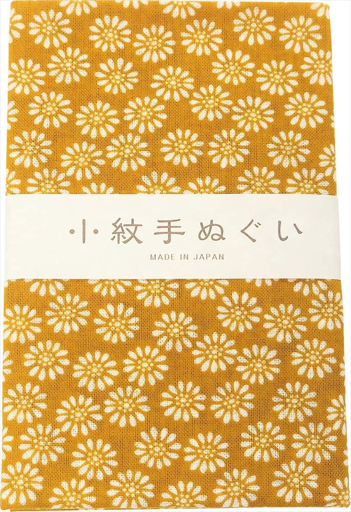 Tenugui Small pattern tenugui Small chrysanthemum design 33 x 90 cm Miyamoto-Towel Japanese-made (hand towel) - (hand towel) - -