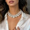 European and American Jewelry, Retro Pearl Necklace, High-end Collarbone Chain, Niche Light Luxury Design Accessories