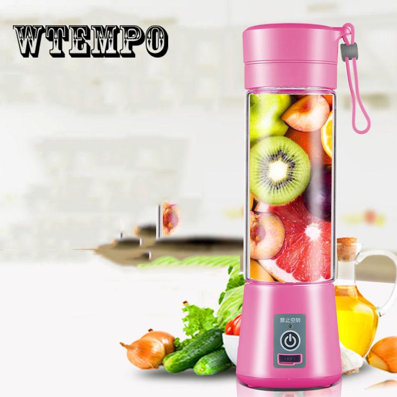 Brand Electric Fruit Juicer Mini Usb Rechargeable Portable Smoothie Maker Blender