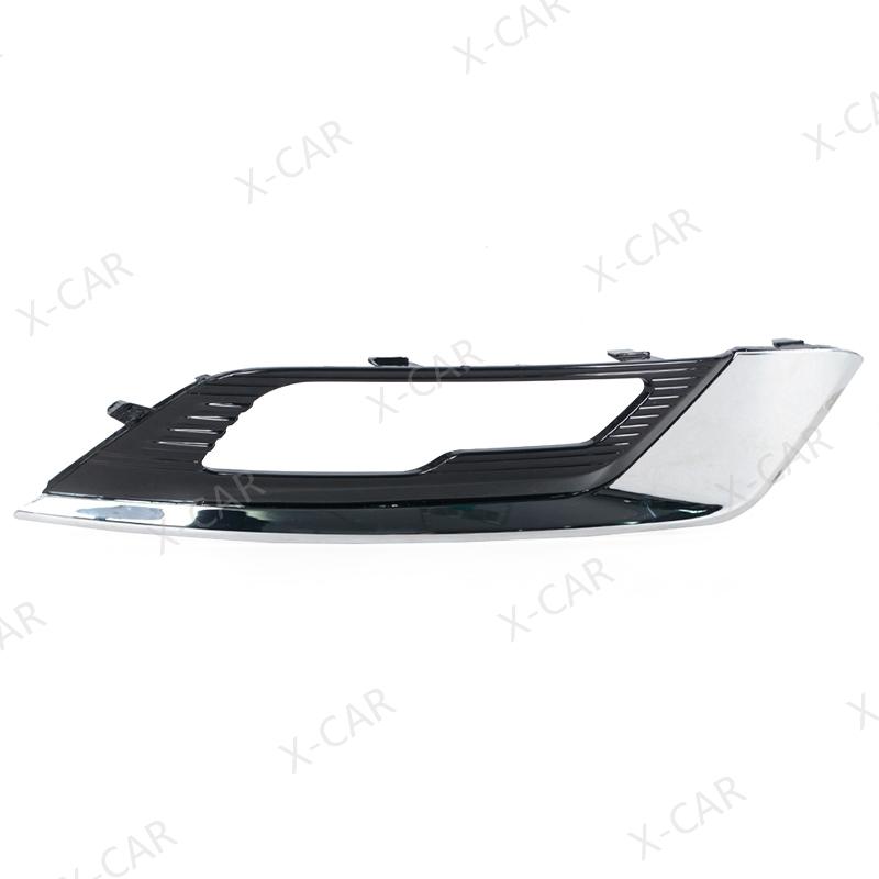 For Ford Fusion 2017 2018 Front Bumper DRL Daytime Light Fog Lamp Trim Cover Frame Grille Cap Hood