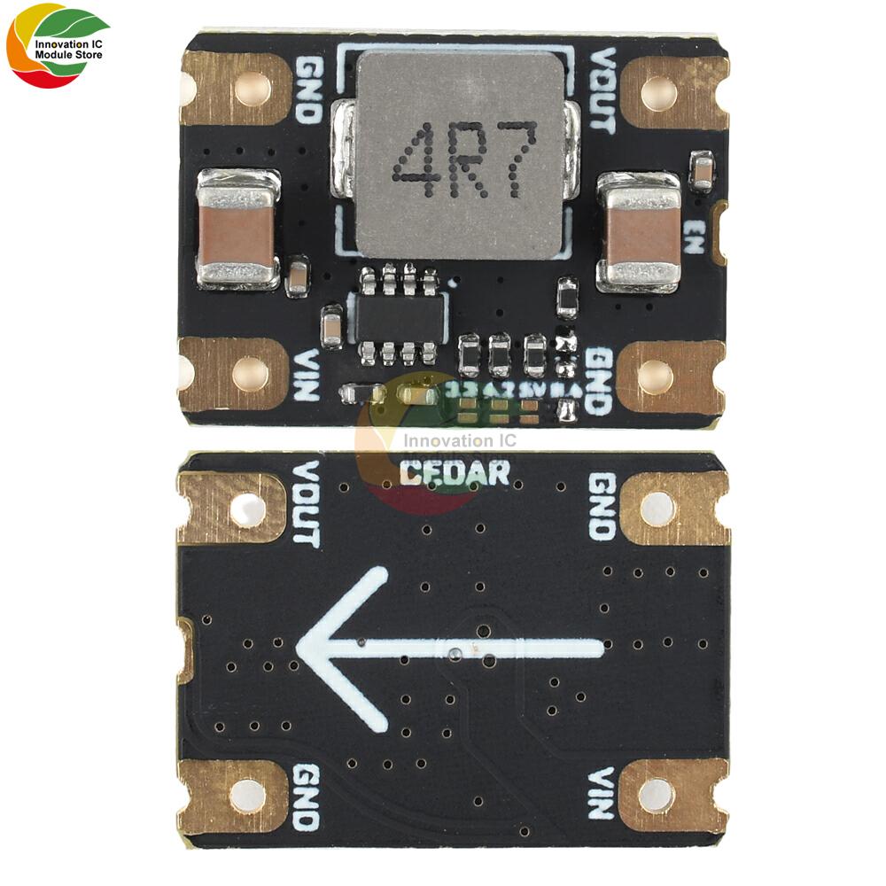 DC-DC Step-down Power Supply Module Input DC 6.5-16V to DC 3.3V/4.2V/5V/8.4V Fixed Output Voltage Regulator Module