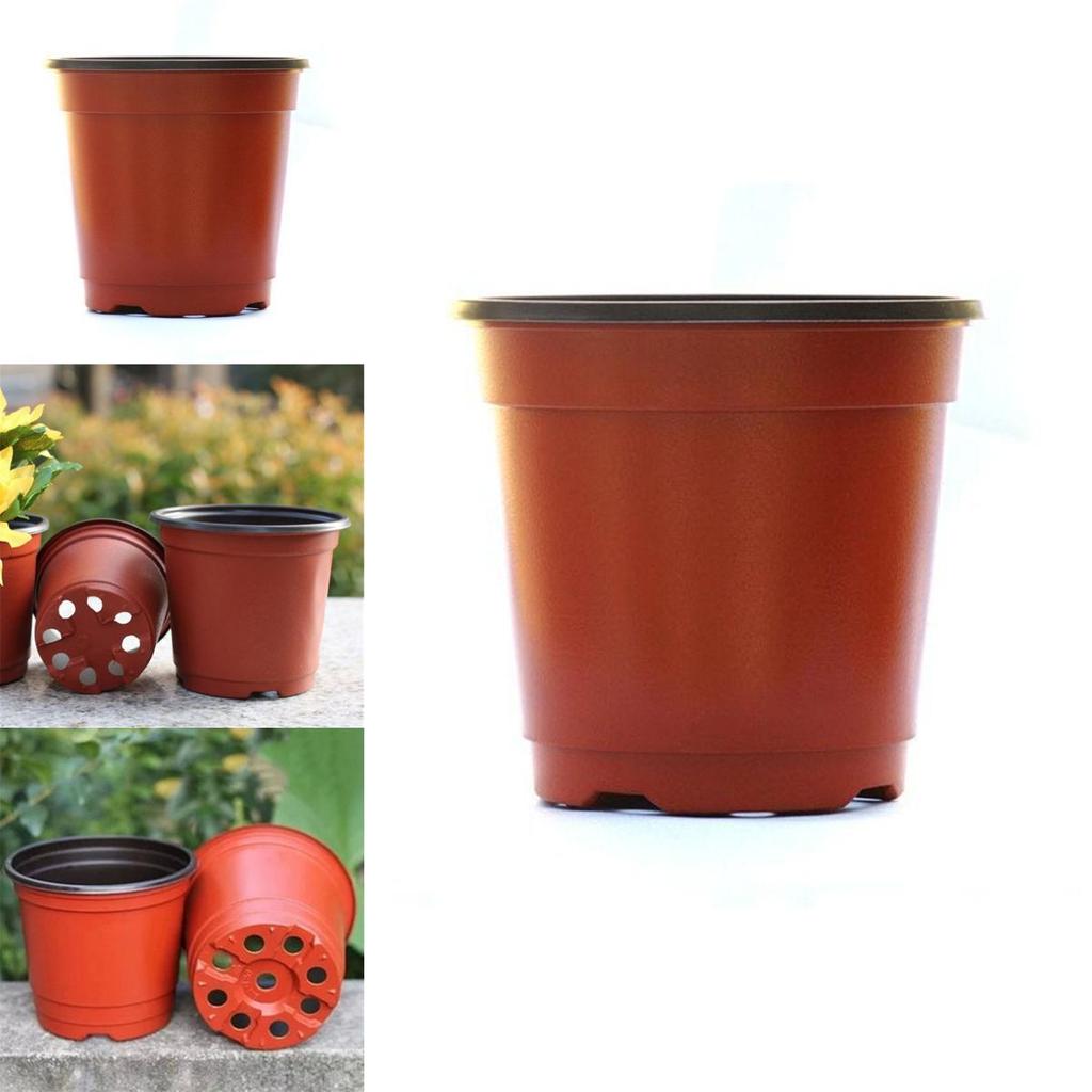 10/50/100pcs Plastic Seedling Holder Flowerpots With Balanced Drainage Features**
