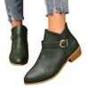 Large Size Martin Boots Women's Autumn and Winter Chelsea Boots Women's Side Zipper Cotton Shoes Women's