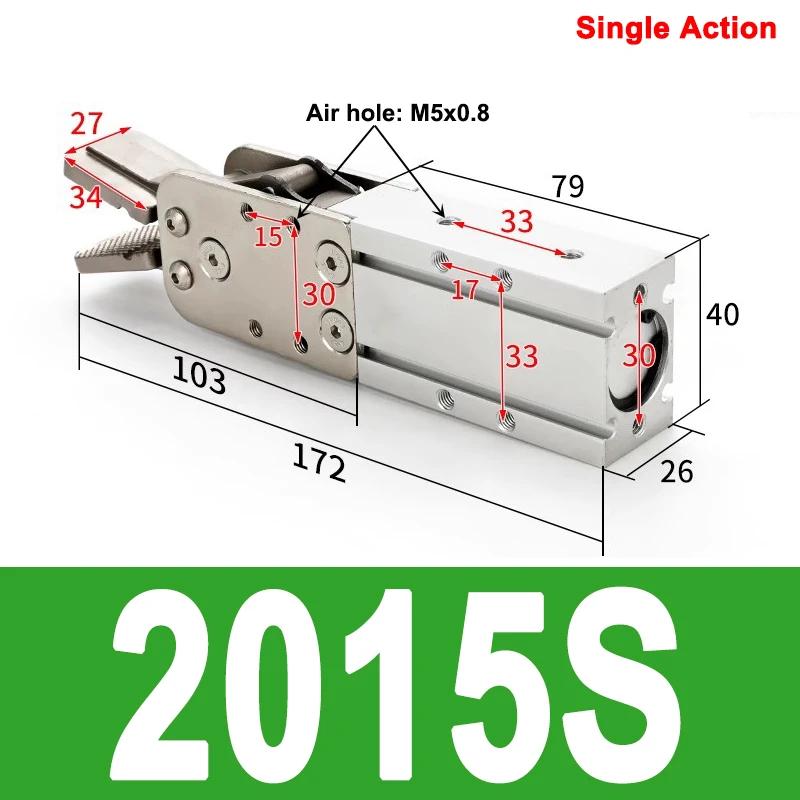 Pneumatic Cylinder Gripper For Robotic Machines Single-acting Double-acting Manipulator End Clamps 2015D 1615D
