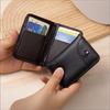 Portable Super Slim Soft Wallet Pu Leather Mini Credit Card Wallet Purse Card Holders Men Wallet Thin Small Short Wallets