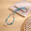 Vacation Beads 1PC Daily Wear Beaded Shell Ocean Style Bohemian Starfish Women Souvenir Personality Necklace Clavicle Chain  Handmade