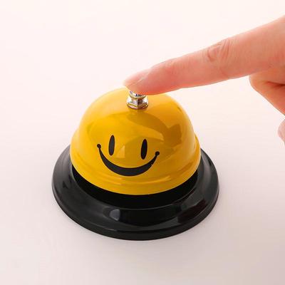 Korean Stationery Student Meal Bell - Hand Press Call Bell for Restaurant or Bar