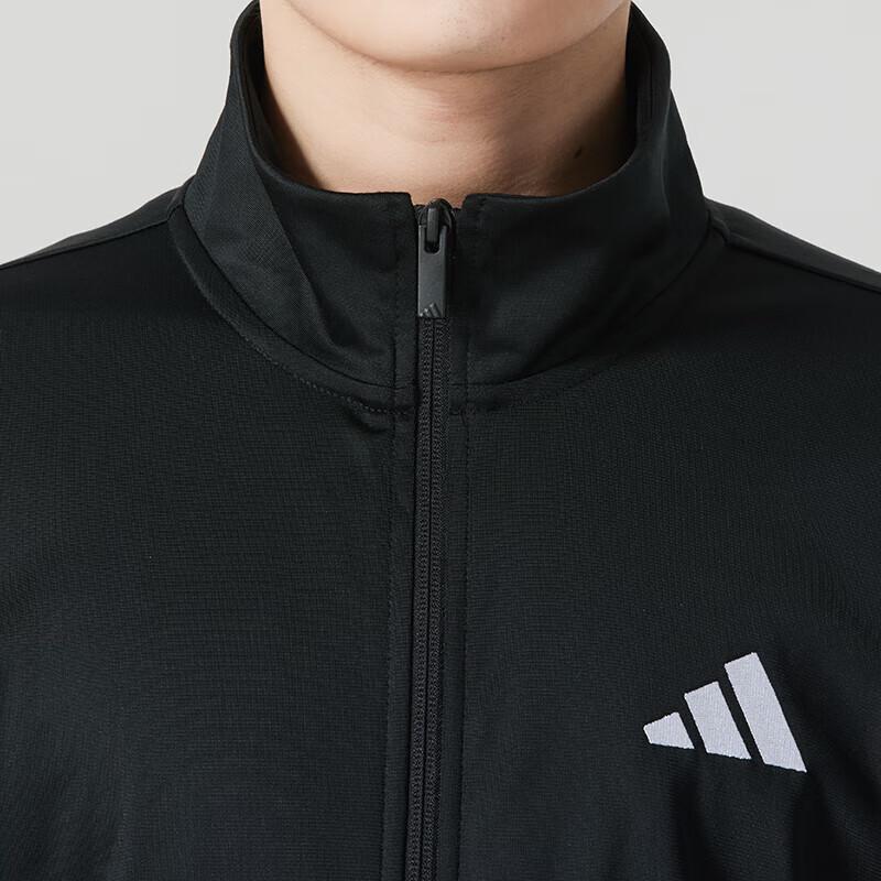 Adidas Sportswear Fitness Training Running Exercise Casual Wear Knitted Jacket Top