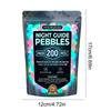 200/400/600pcs Glow At Night Pebbles Luminous Glow Stones DIY Decorative Luminous Stones for Fish Tank Aquarium Garden Walkway