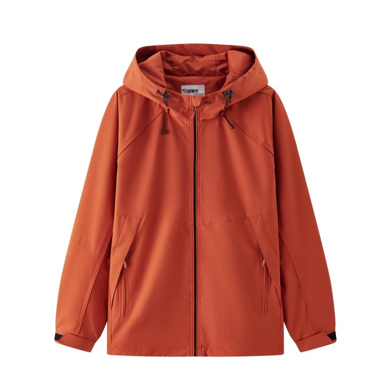 Semir Mall Same Style Men's Clothing Jackets Unisex Hooded Thin Straight Fit 101126108202