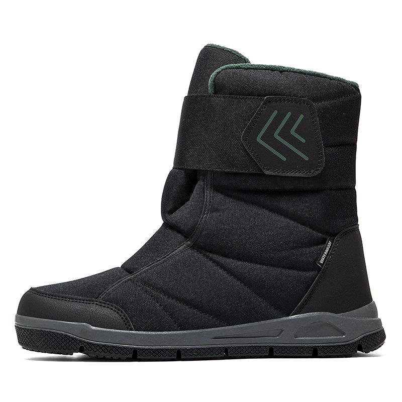 Thickened Warm Couples' Plus Velvet Hiking Snow Boots - Large Sizes for Men & Women