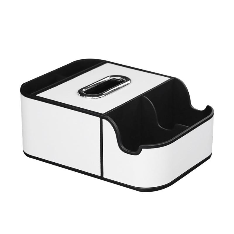 Multifunctional Car Armrest Storage & Tissue Box with Cup Holder
