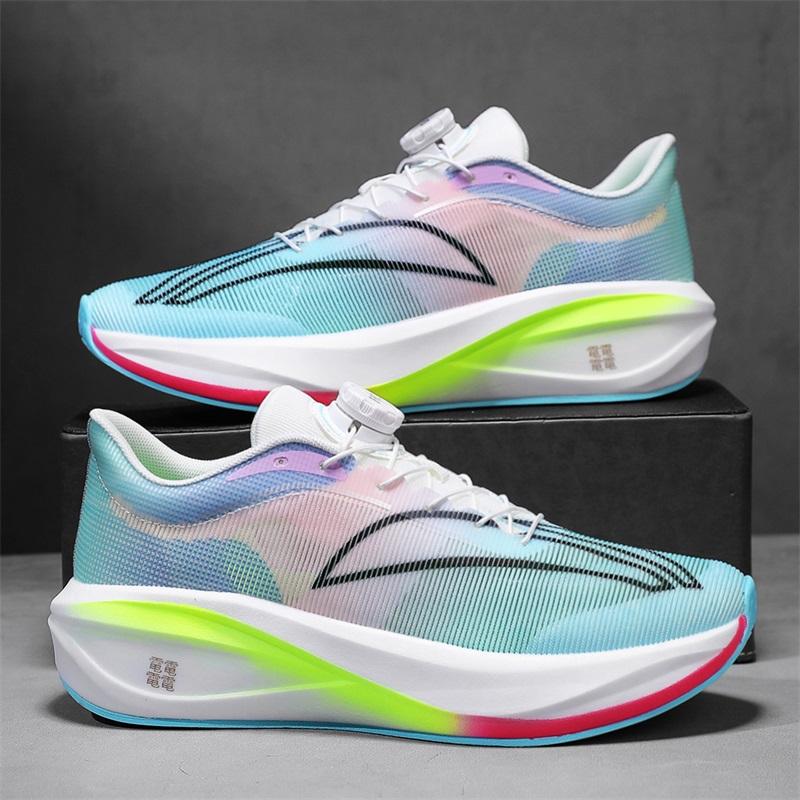 

Boys and Girls Shoes Swivel Buckle Casual Breathable Anti-Odor Soft Sole Sports Running Shoes 40