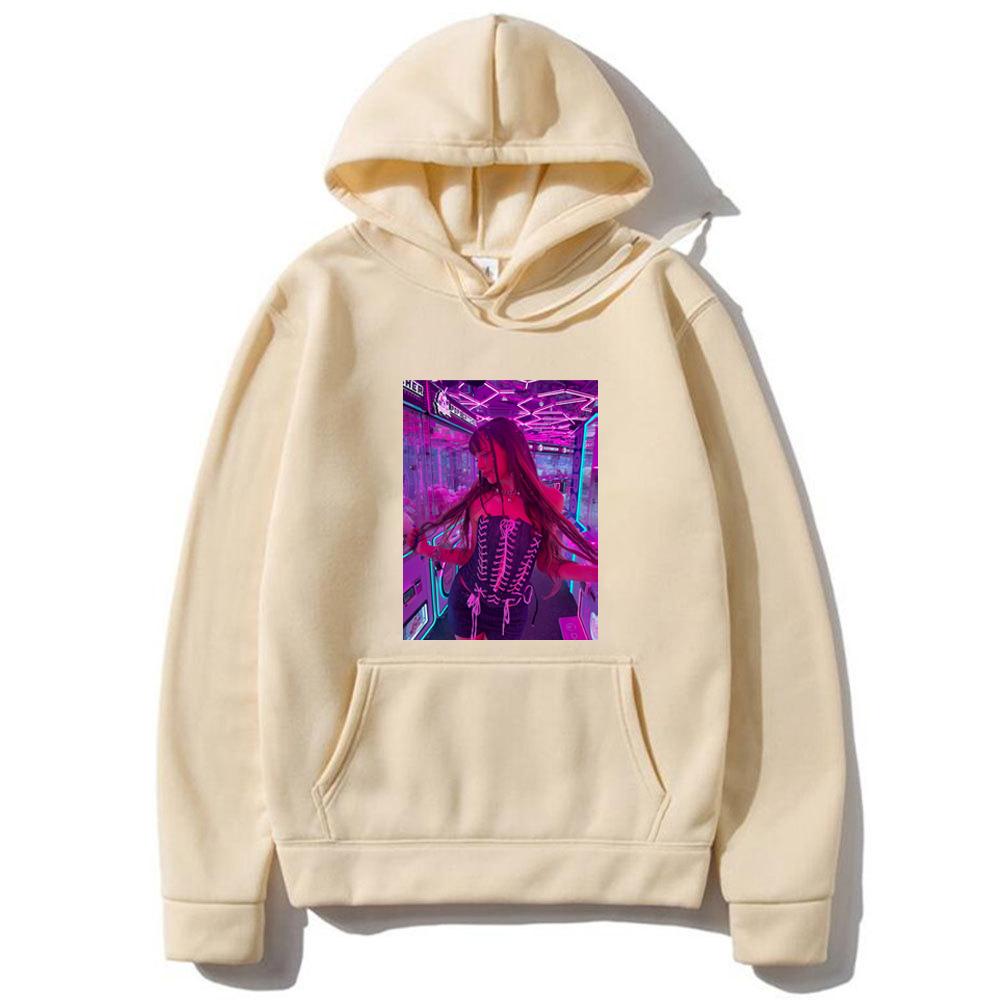 Nina Chuba Vintage Hoodie Men Women's Autumn Winter Fashion Fleece Sweatshirts Hip Hop Streetwear Long Sleeve Oversized Hoodies
