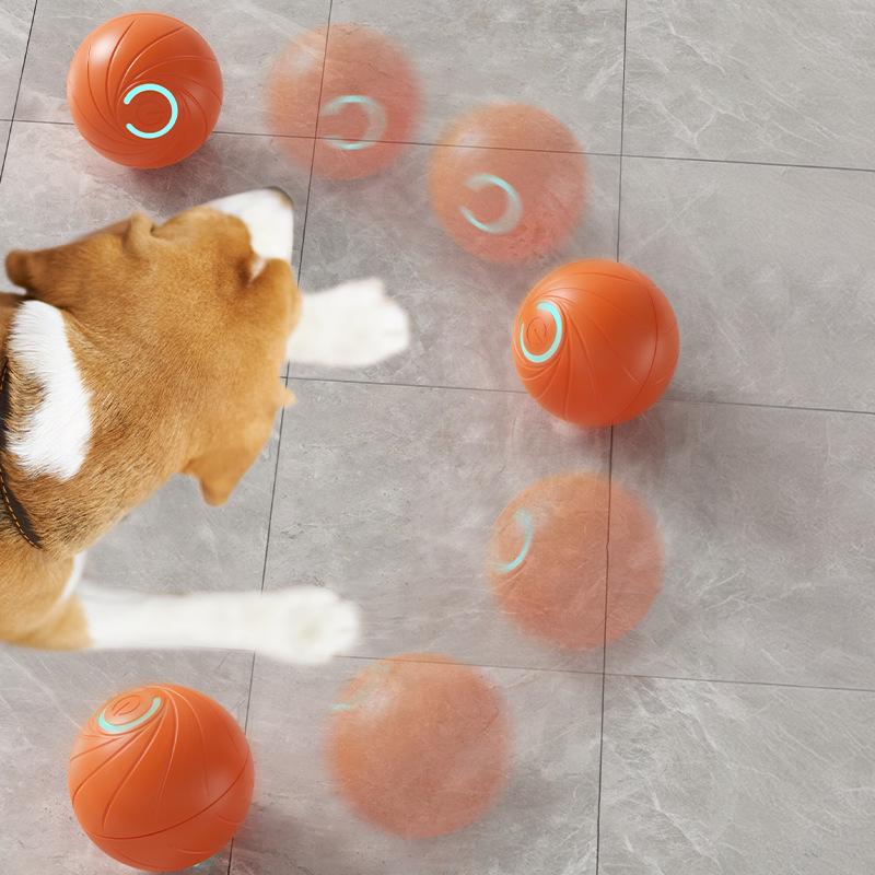Neuer Haustier-Springball Haustier Hund Spielzeug Ball Bissfest Elastischer Ball Selbstunterhaltung Hund Automatischer Schwerkraft-Springball
