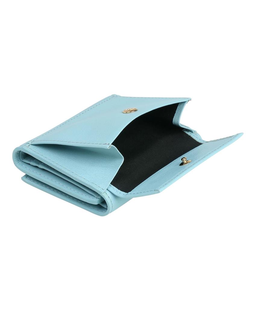 Paul Smith Wallet 555400G040 Light Blue Tri-fold
