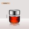 GIANXI Coffee Glass Cup Outdoor Mini Transparent Vacuum Airtight Cups Milk Cola Juice Storage Jar Kitchen Accessories