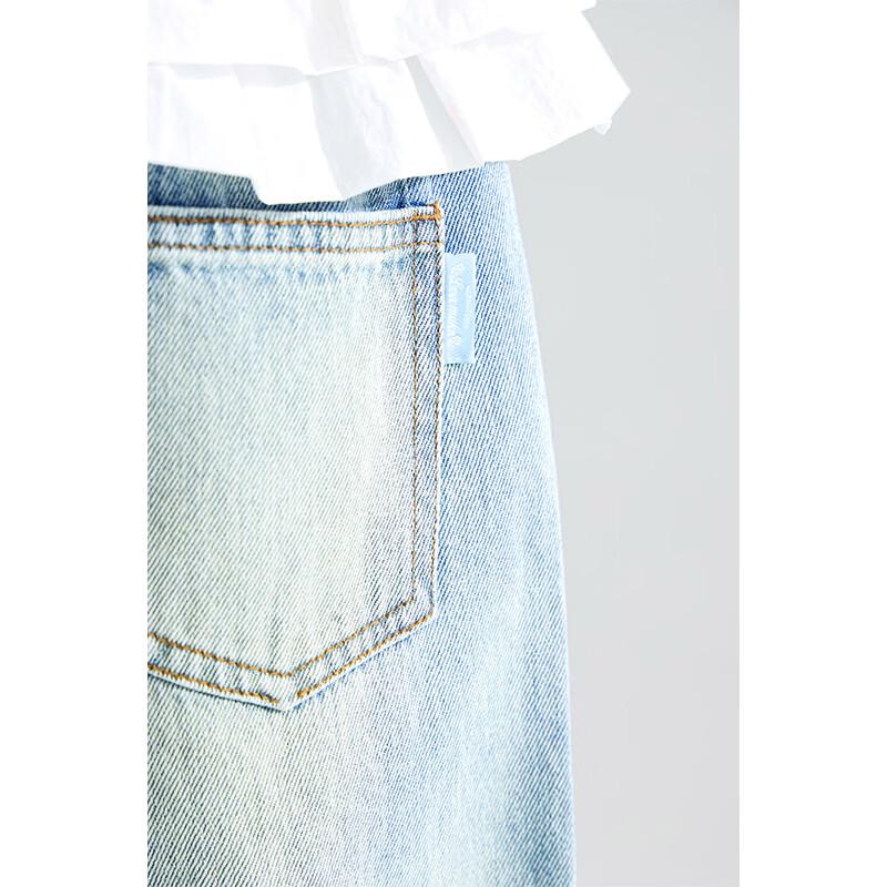 Mucmukn Girls Loose Fit Jeans