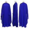 Women's Solid Color Chiffon Pleated Long Dress