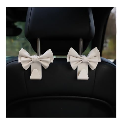 

Крючки на подголовник, Крючки на сиденье автомобиля, Пластиковые, Грузоподъемность 10 кг, Грузовые крючки, Милая лента, Крючки для хранения, Набор из 2 штук (Кремовый цвет)