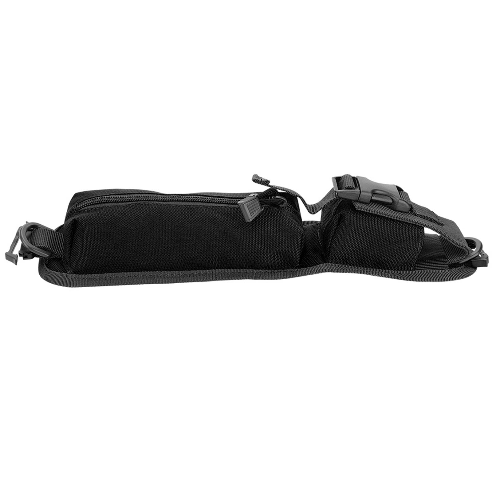 

Outdoor Tools Molle Accessory Pouch Backpack Shoulder Strap Bag(Black) чорний