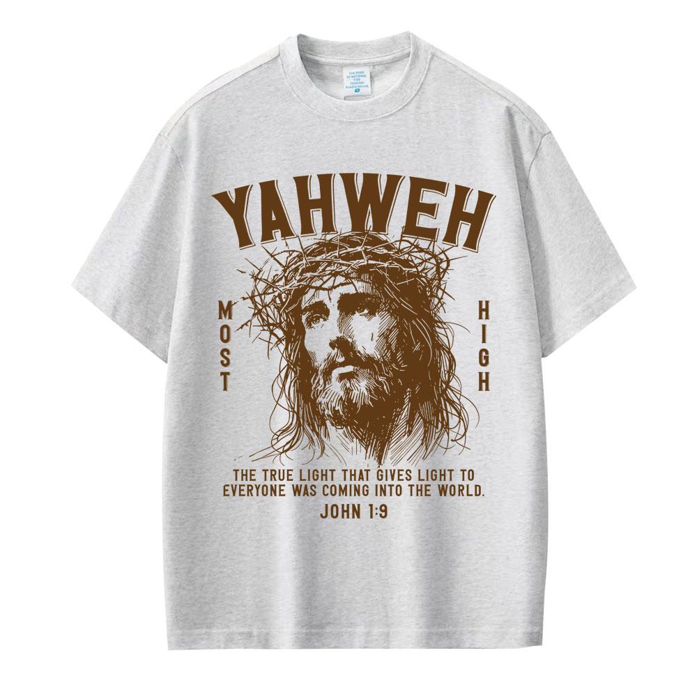 Christian Religious Yahwen Jesus Graphic T Shirts Unisex Unisex Fashion Vintage Summer Tshirts Oversized 100 Cotton Casual Tshirt
