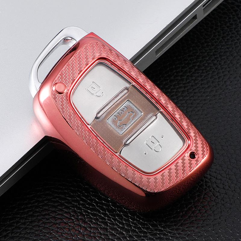 

Hyundai ix25/Elantra/Reina/ix35/Mistra Remote Key Carbon Fiber Cover