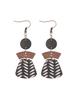 Bohemian Multi-layer Patchwork Geometric Cork Earrings
