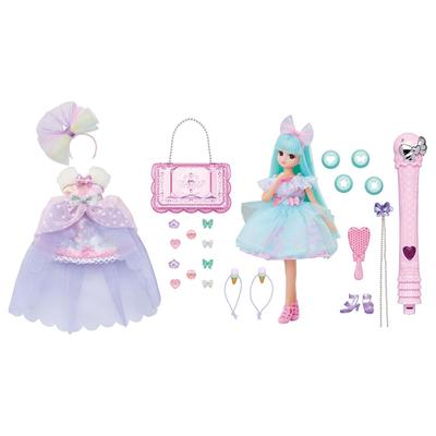 TAKARA TOMY Licca-chan Kiratto Karachen Gelato Rika-chan Deluxe Hra na převlékání Hračka Věk 3+