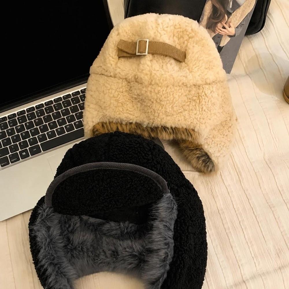 Ear Protection Bomber Hat Thickened Winter Cycling Hat Fashion Pilot Hat