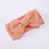 Vlasové doplňky Elastická vaflová tkanina Pokrývka hlavy pro dívky Big Bow Čelenka Baby Čelenka Bowknot Turban