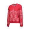 ANEW GOLF Women Wi Fuzzy Logo Point Sweater_Re