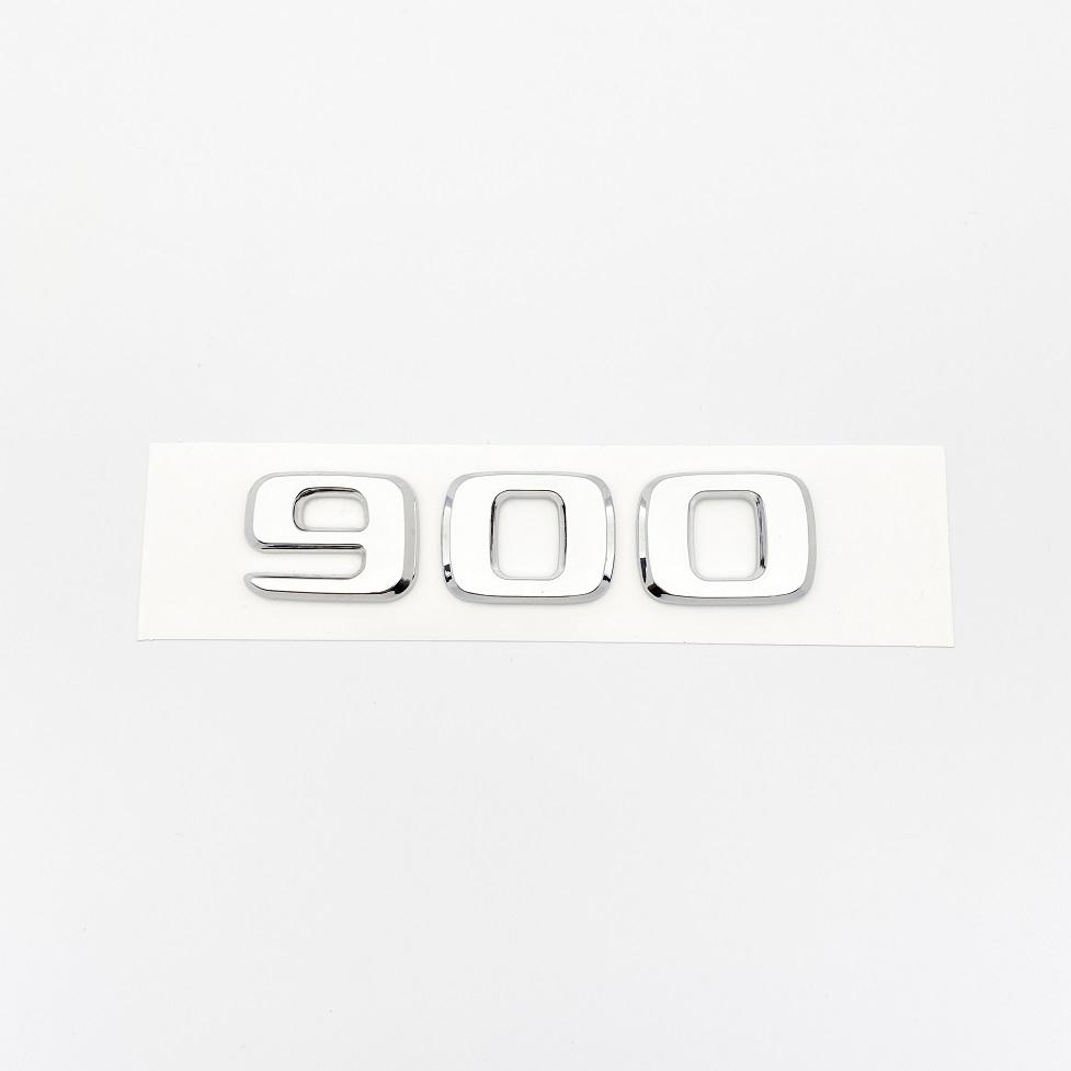 ABS Car Letters Logo 50S4M 38S4M 40S 60S B550 850S Badge Sticker Rear Trunk Emblem Decals for Mercedes Benz S W221 W222 W223