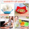 Microwave Bowl Cozy Holders Hot Bowl Towel Pad Reusable Design Anti Scalding Microwave Cover for Home Apartment Kitchen Camping
