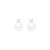 S925 Silver Pearl & Zircon Earrings: Elegant, Versatile, High-Grade Design for Women