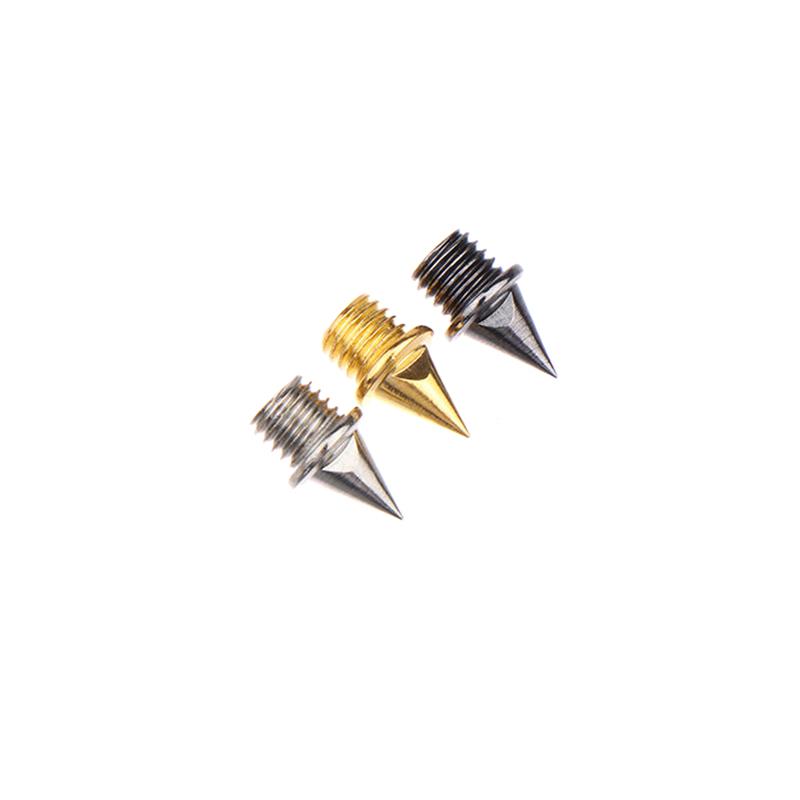 12Pcs Track Field Needle Silver/Gold/Black Camping Running Shoe Spikes Track Field Needle Outdoor Tools Replacements Parts