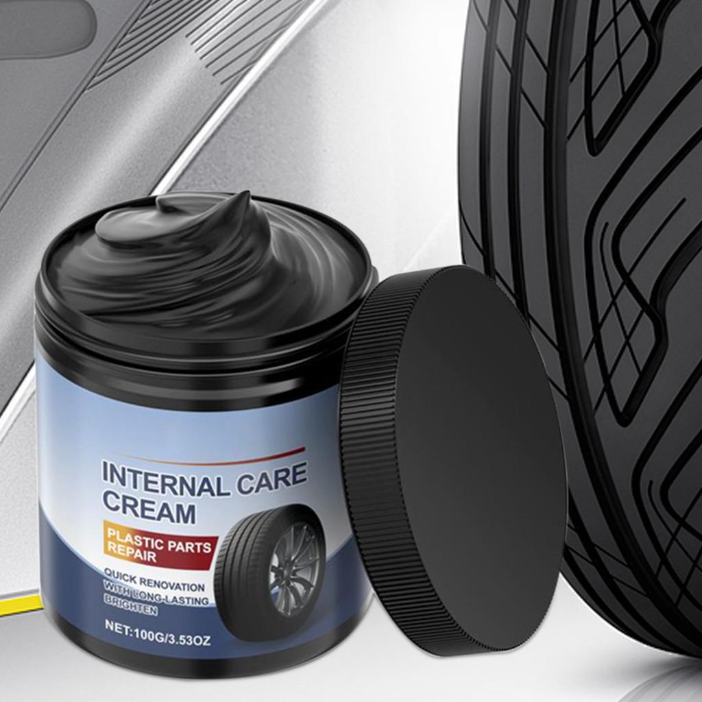Tire , High Gloss Tire , Sponge Included, 3.5 Oz (100 G), Tire Polishing, Cleaning, Blackening Protectant