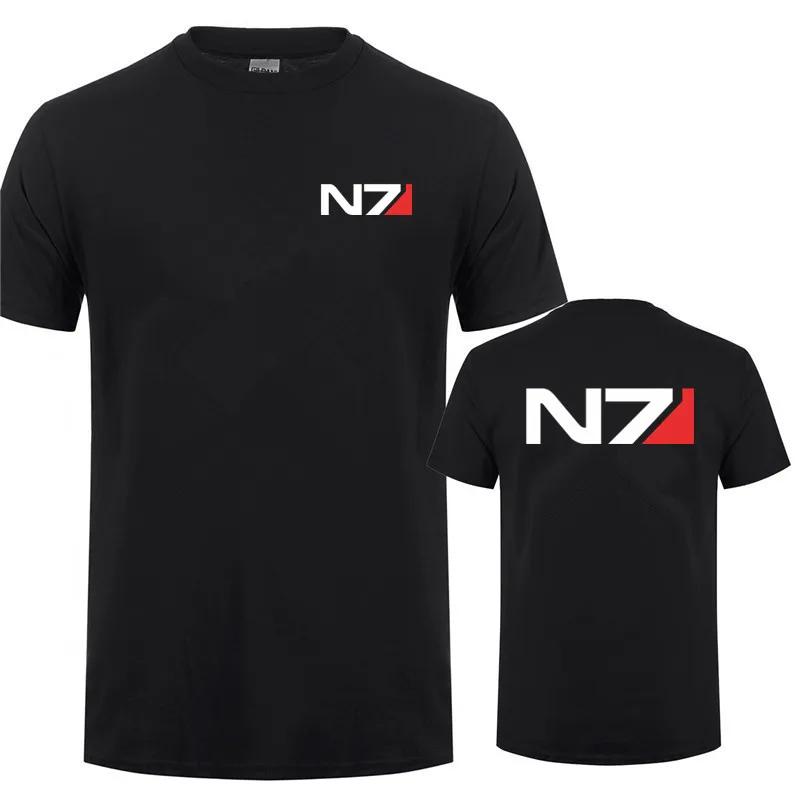 Mass Effect N7 Battle Uniform T Shirt Unisex Polyester Breathable Top for Sports Casual Wear Easy to Maintain Clothes Eur Size
