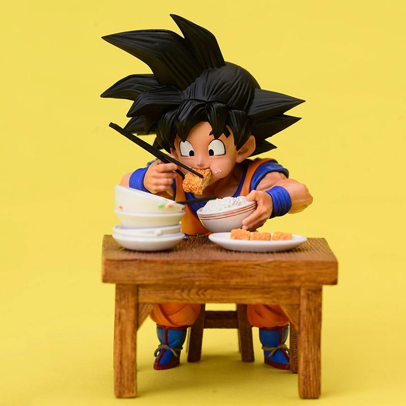 Vegeta Figure Son Goku Eating Pvc Action Figures Collection Model Toys For Children Christmas Gifts