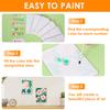 6 Pcs Paint by Numbers Kit DIY Paint by Number Set with Frames and Brushes Colorful Digital Oil Painting Set for Kids Beginners