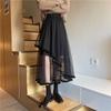 Spring New Cake Skirt Mesh Irregular Splicing Tutu Mid-length Fashion Skirt