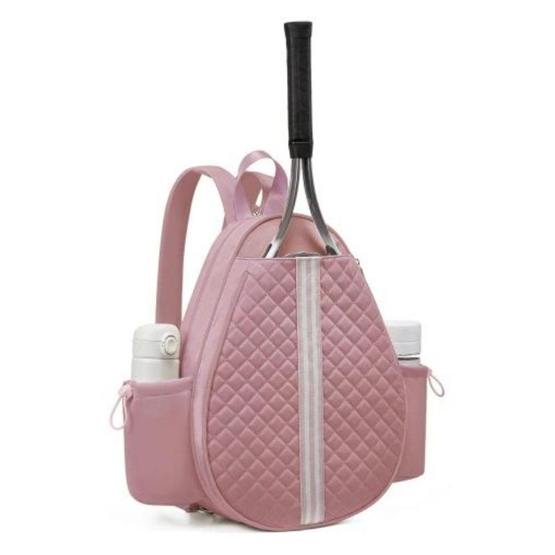 New Lightweight Tennis Backpack, Crossbody Waterproof Paddle Bag for Pickleball, Badminton, Padel, Multi-Sport Racket Carry Case